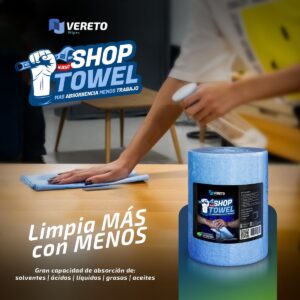 Shop Towels Paño de limpieza rollo c/275 hojas - Image 3